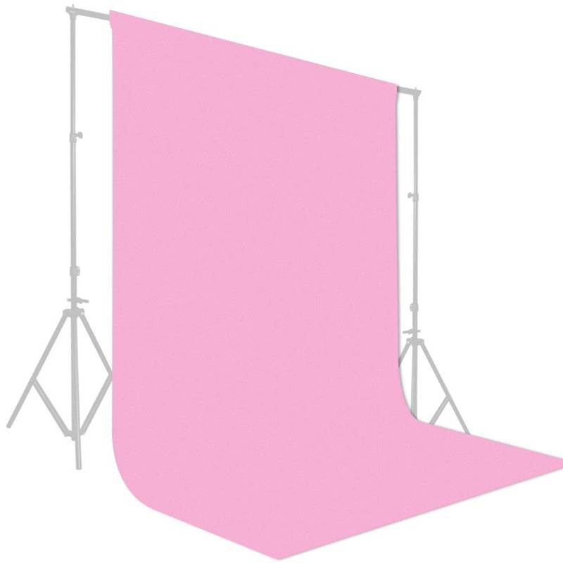 GFCC Pink Backdrop Photography Background - 10ftx10ft Pink Photo Backdrop for Photoshoot Photography Background Screen Video Recording Curtain - Image 2